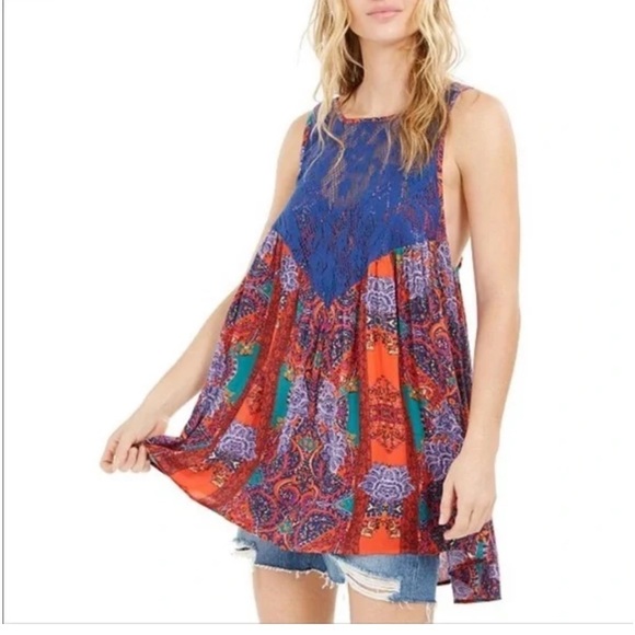 Free People Tops - FREE PEOPLE Count Me In Trapeze Dress Tunic